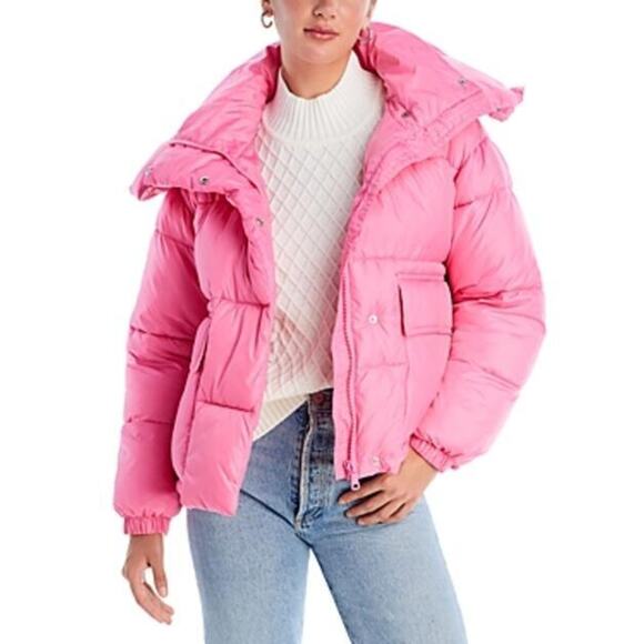 Aqua Blues Jackets & Blazers - Aqua Cire Wonder Short Puffer Jacket size S EK-44